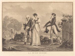 Die junge Frau von Philibert Louis Debucourt
