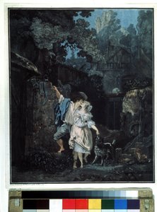 Der Abschied am Morgen von Philibert Louis Debucourt