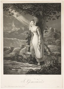 Heilige Genevieve von Philibert Louis Debucourt