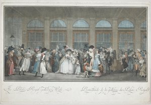 Der Spaziergang in der Galerie des Palais Royal