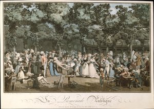 Die öffentliche Promenade, 1792