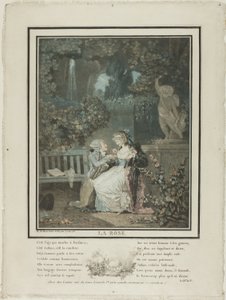 Die Rose von Philibert Louis Debucourt