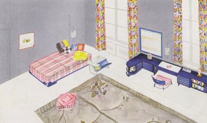 Innenräume der 1930er Jahre: Boudoir