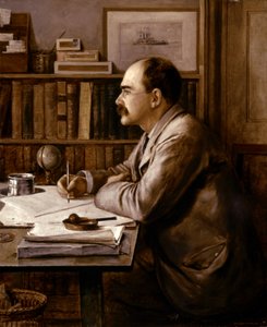 Rudyard KIPLING, Porträt 1899 von Philip Burne Jones