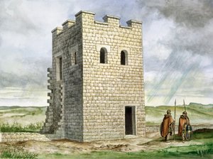 Turm 36b Housesteads Römisches Fort, 2. Jahrhundert, ca. 1990-2010