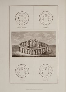 Ansicht von Stonehenge, aus Sir Richard Colt Hoares The History of Ancient Wiltshire, graviert von James Basire, London, 1810-11
