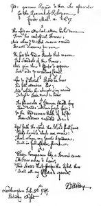 Gedicht von Dr. Doddridge, 1746
