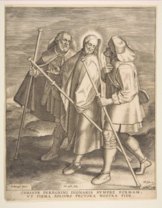 Christus und die Jünger auf dem Weg nach Emmaus, 1571