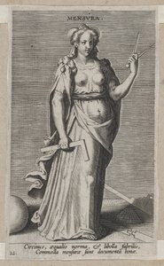 Mensura, aus Prosopographia, ca. 1585-1590