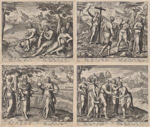 Gleichnis vom Sämann von Philip Galle