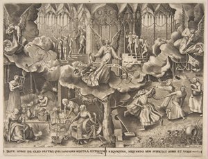 Das Gleichnis von den klugen und törichten Jungfrauen, ca. 1560-63