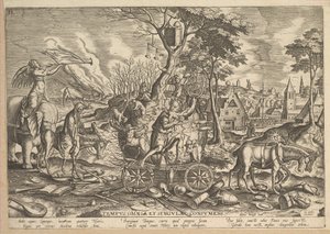 Der Triumph der Zeit, 1574 von Philip Galle