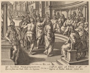 Der heilige Paulus vor dem Hohepriester