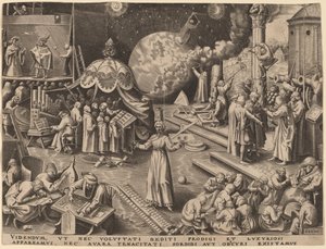 Mäßigkeit von Philip Galle after Pieter Bruegel the Elder