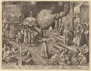 Mäßigkeit von Philip Galle after Pieter Bruegel the Elder