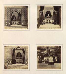 [Alhambra und Löwenhof, Blick im südlichen Querschiff], ca. 1859 von Philip Henry Delamotte.