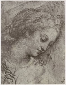 Carlo Dolci, Kopf der Jungfrau von Philip Henry Delamotte