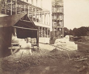 [Sphinx schnitzen], 1854