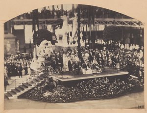 Der Besuch des Kaisers und der Kaiserin im Kristallpalast, 1855