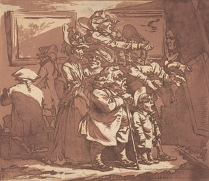 Eine Ausstellung, 29. Januar 1776 von Philip James de Loutherbourg