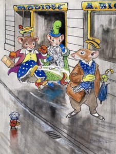 Die Stadtmaus und die Landmaus von Philip Mendoza