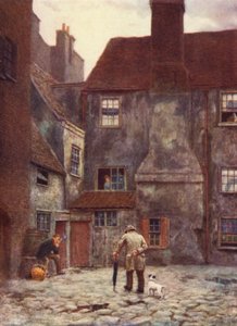Rückseite des Queens Head Inn, Southwark, 1884 von Philip Norman