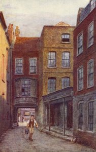 Tor und Eingang des White Horse Inn, Fetter Lane, 1898 von Philip Norman