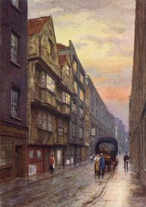 Wych Street, Strand, Blick nach Nordwesten, 1901