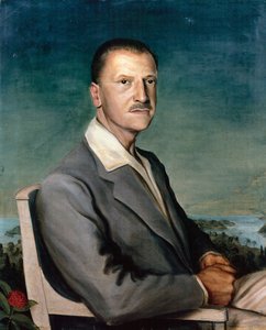 Porträt von William Somerset Maugham von Philip Steegman