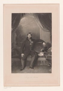 Porträt von George IV., König von England von Philip Thomas