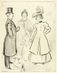 Humorvolle Szene des Londoner Lebens im East End von Philip William May