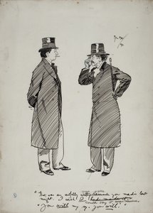 Oscar Wilde und Whistler von Philip William May
