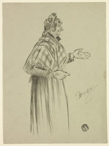 Londoner Charakter mit Schal von Philip William May