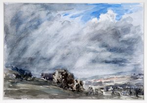 Stürmischer Tag, Gloucestershire, um 1902