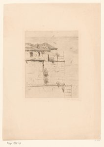 Altes türkisches Fort in Algier von Philip Zilcken (signed by artist)