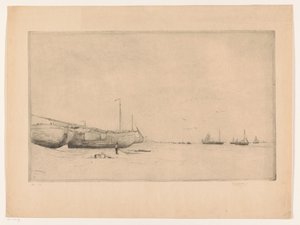 Strand von Scheveningen von Philip Zilcken (signed by artist)