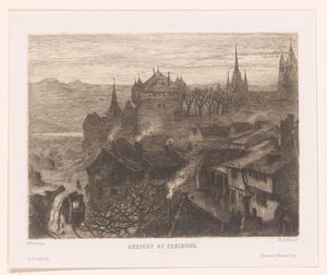 Ansicht von Freiburg von Philip Zilcken