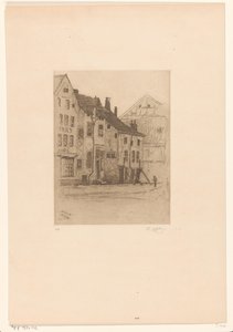 Alte Häuser auf der Place Verte in Verviers
