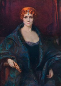 Porträt von Mrs. Elinor Glyn, 1912 von Philip de László