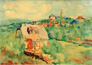 Blick auf Kronberg von Philipp Franck