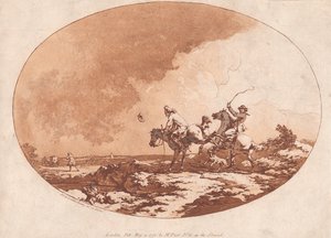 Ein windiger Tag von Philippe-Jacques de Loutherbourg