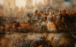 Verteidigung von Tournai durch die Prinzessin von Epinoy