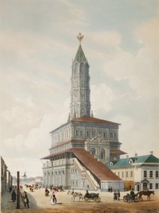 Der Sucharew-Turm in Moskau, 1846