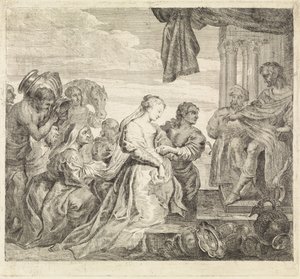 Besuch der Königin von Saba von Philippe Lambert Joseph Spruyt