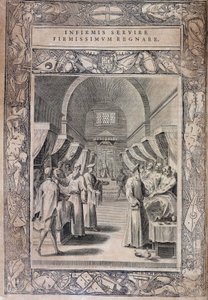 Tafel der Statuten des Malteserordens „Statuta Hospitalis Hervsalem“ (Ritter, die sich um die Kranken kümmern), von Philippe Thomassin, Ende des 16. Jahrhunderts von Philippe Thomassin