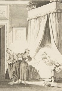 La Gageure des trois Commeres: La Servante, aus Contes et nouvelles en vers von Philippe Triere