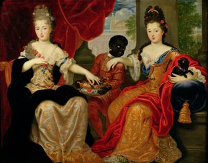 Porträt von Francoise-Marie de Bourbon (1677-1749) und Louise-Francoise de Bourbon (1673-1743)