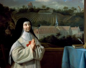 Mutter Marie-Angelique Arnauld (Detail) von Philippe de (attr. to) Champaigne