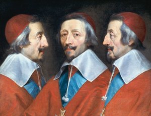Kardinal Richelieu, französischer Prälat und Staatsmann, um 1642