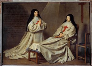Jansenismus: „Porträt von Mutter Catherine Agnes Arnauld und Schwester Catherine de Sainte Suzanne Champaigne“ von Philippe de Champaigne